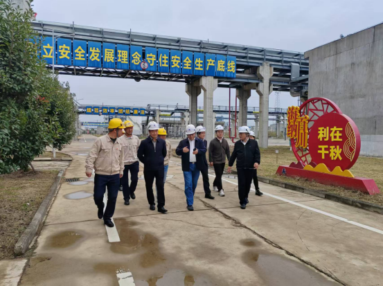 湖南海利獨立董事及證券公司領(lǐng)導一行到貴溪公司調(diào)研指導工作